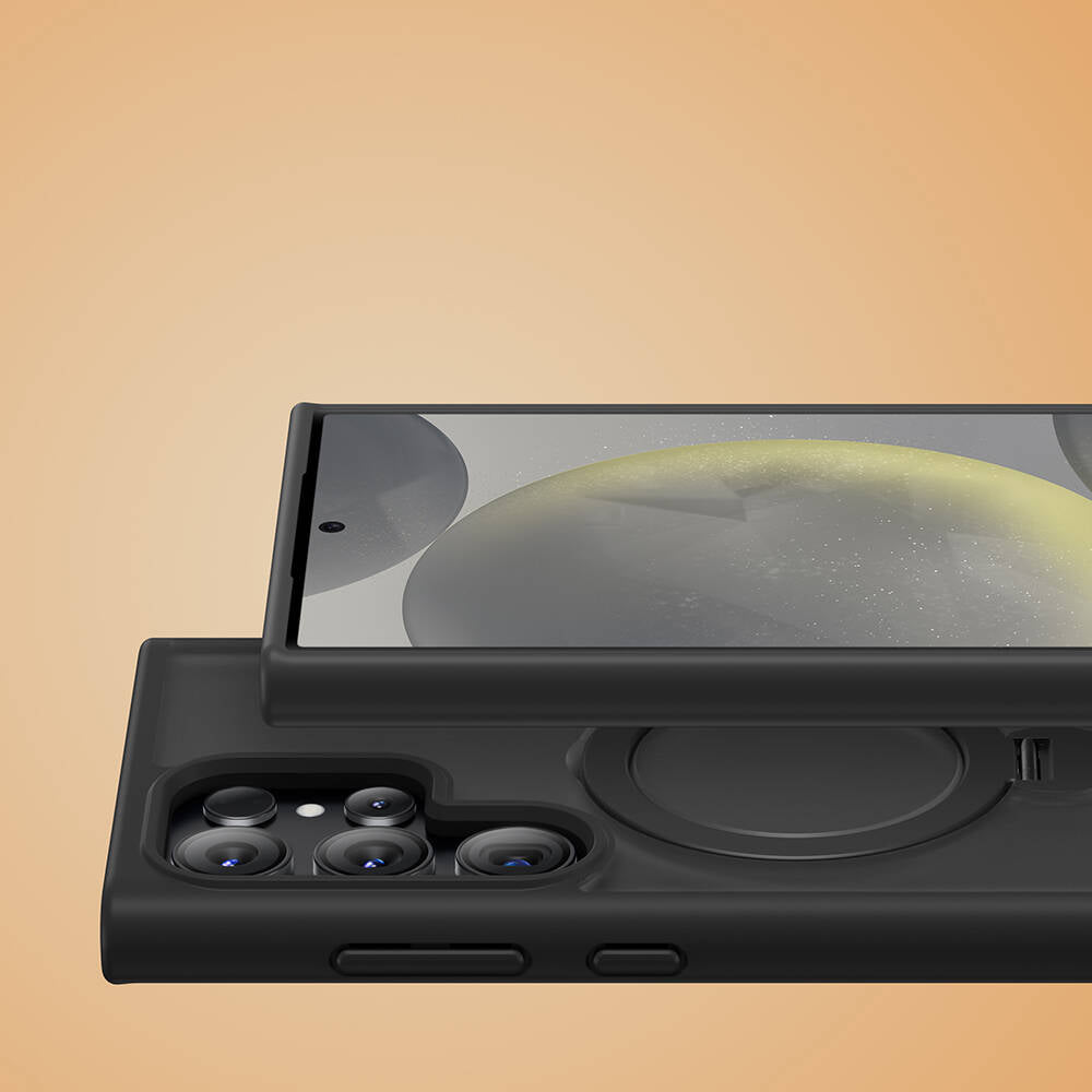 Galaxy S24 Ultra Kılıf M-safe Şarj Özellikli Benks Standlı Mist Protective Kılıf