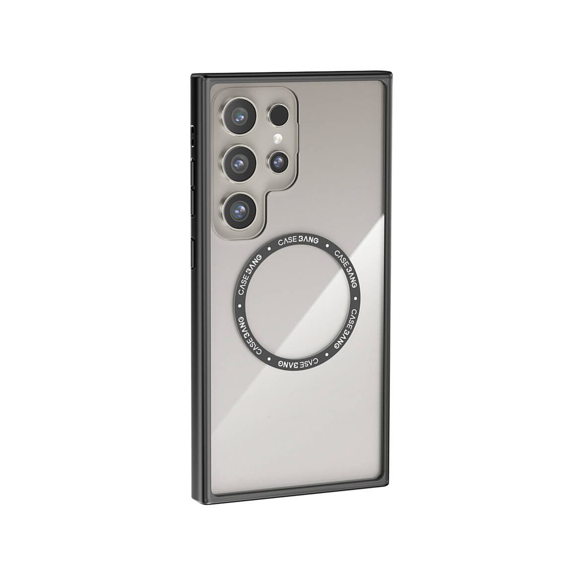 Galaxy S24 Ultra Kılıf M-safe Şarj Özellikli Casebang Body Frame Kılıf