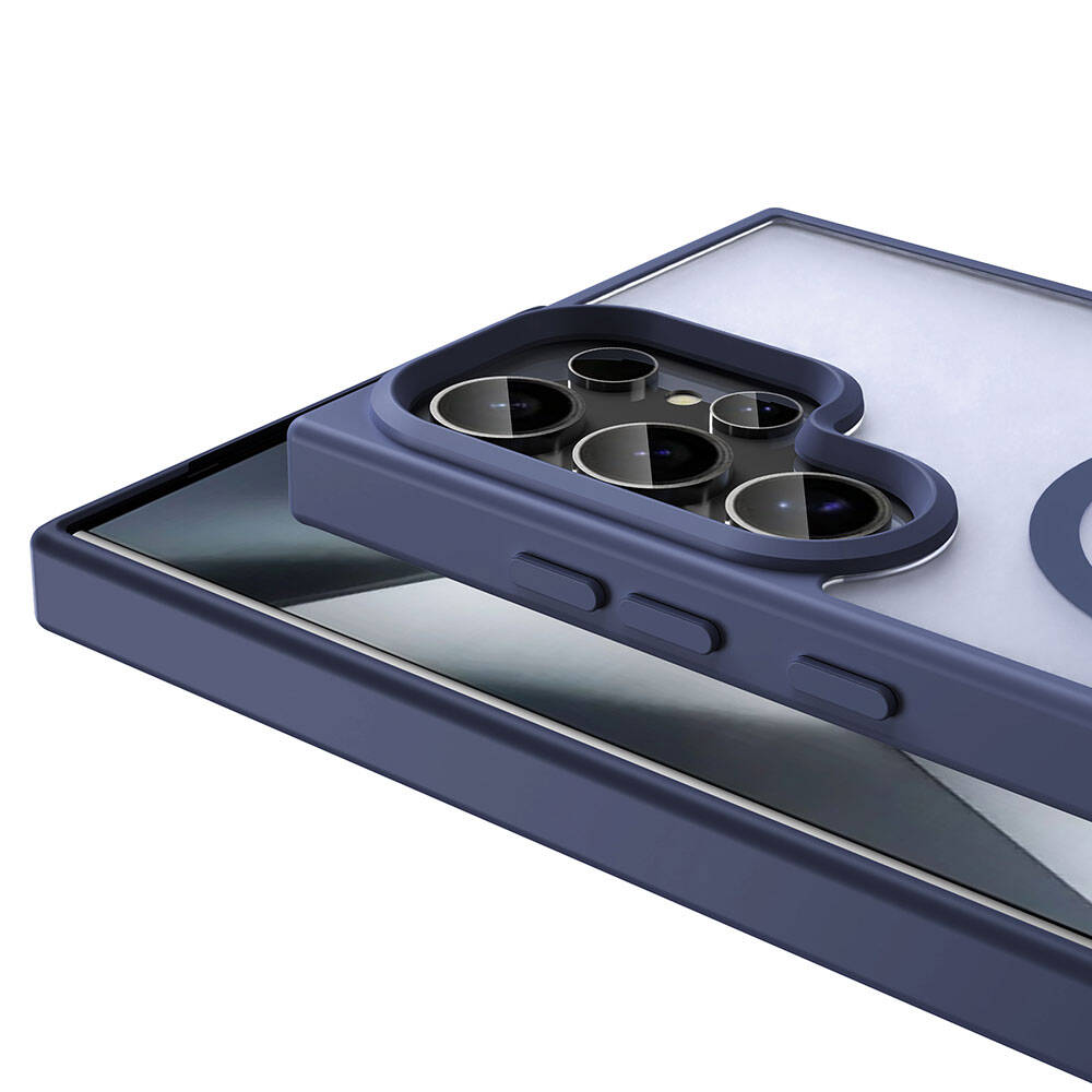 Galaxy S24 Ultra Kılıf M-safe Şarj Özellikli Mat Arka Yüzey Zore Sio Kılıf