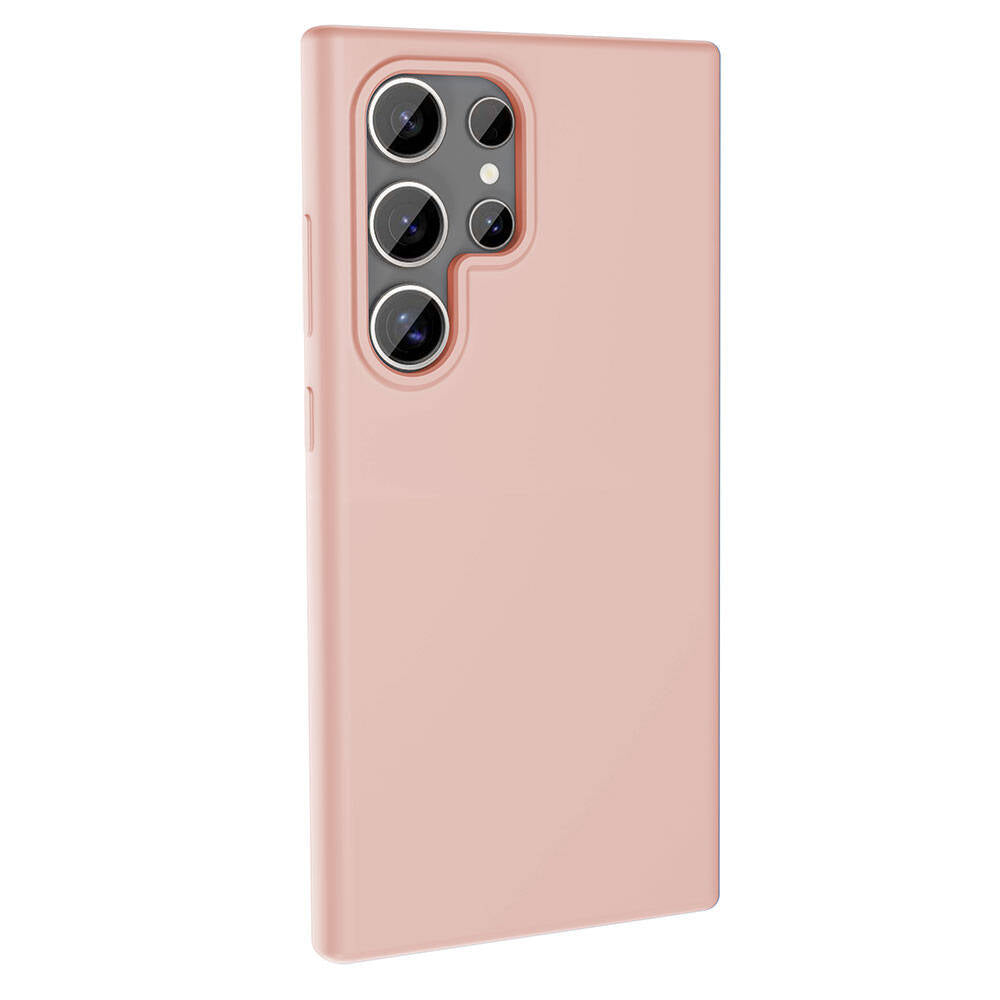 Galaxy S24 Ultra Kılıf M-safe Şarj Özellikli Sıvı Teknolojili Silinebilir Sert Zore Kivi Kılıf