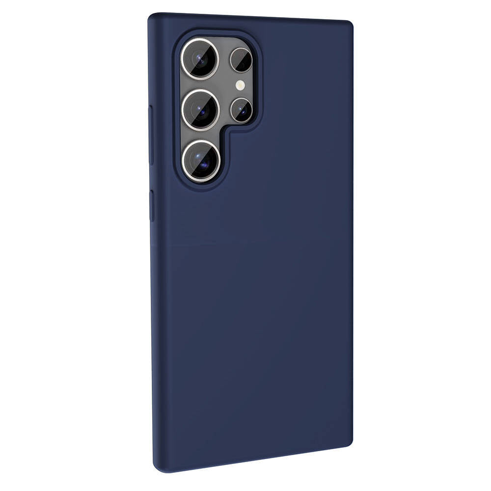 Galaxy S24 Ultra Kılıf M-safe Şarj Özellikli Sıvı Teknolojili Silinebilir Sert Zore Kivi Kılıf