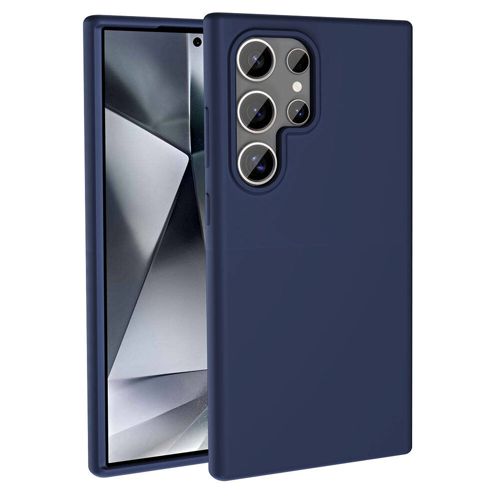 Galaxy S24 Ultra Kılıf M-safe Şarj Özellikli Sıvı Teknolojili Silinebilir Sert Zore Kivi Kılıf