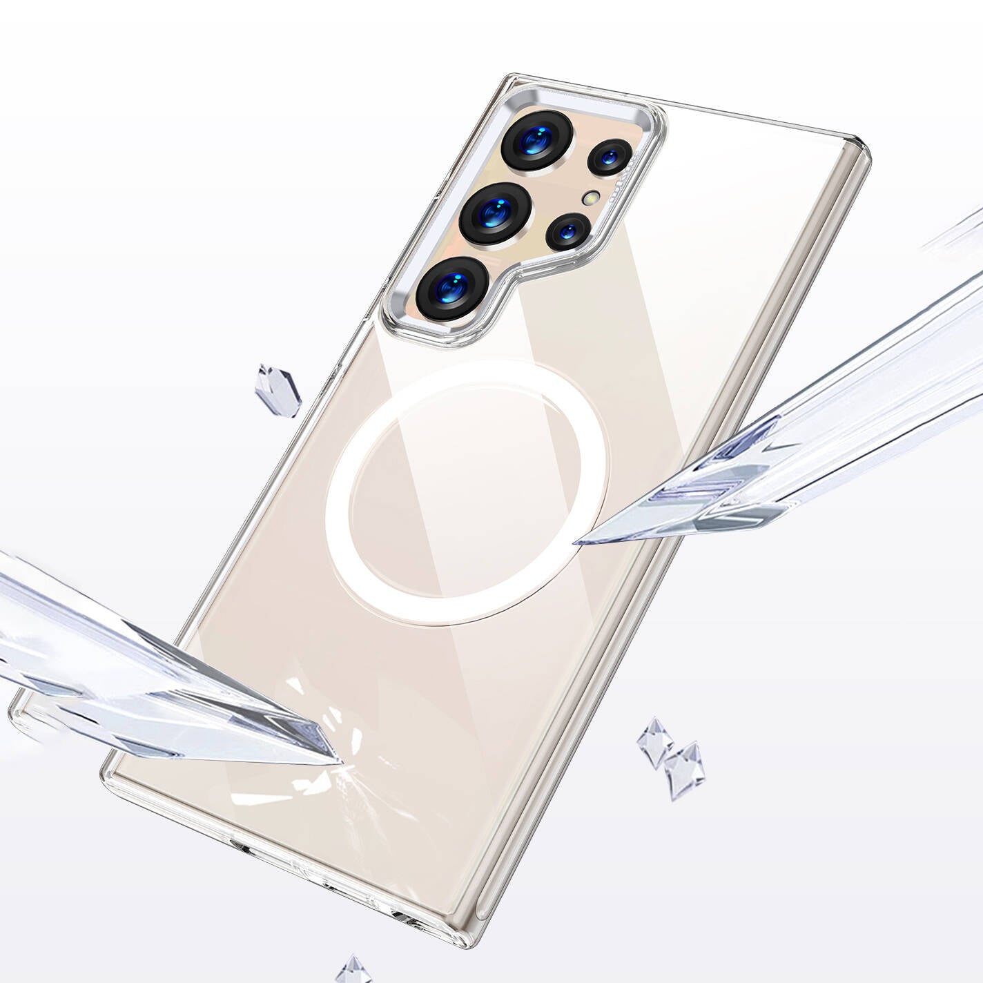 Galaxy S24 Ultra Kılıf M-safe Şarj Özellikli Wlons Efsane Kılıf