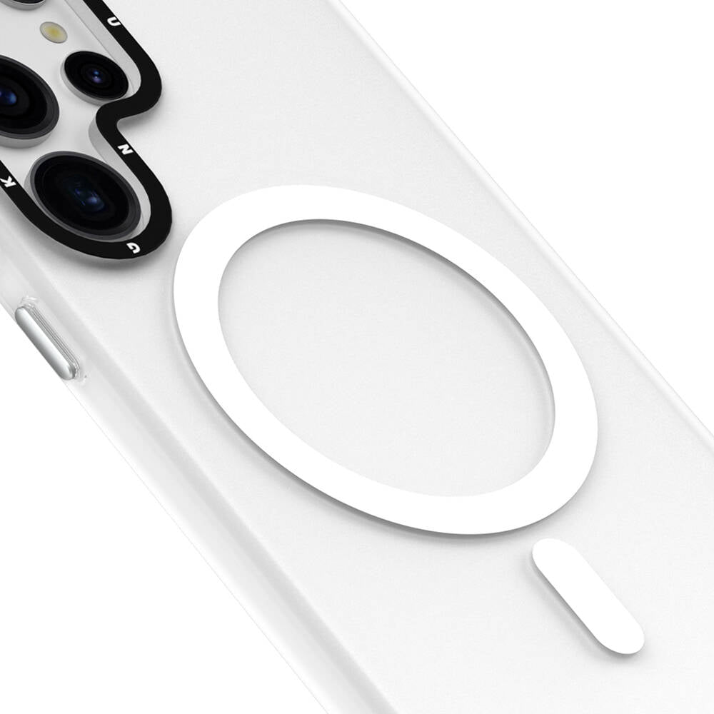 Galaxy S24 Ultra Kılıf M-safe Şarj Özellikli Youngkit Hidden Sand Serisi Kılıf