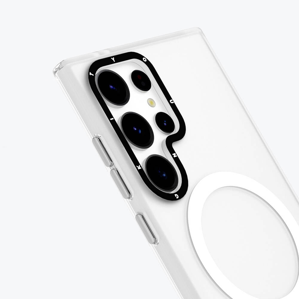 Galaxy S24 Ultra Kılıf M-safe Şarj Özellikli Youngkit Hidden Sand Serisi Kılıf