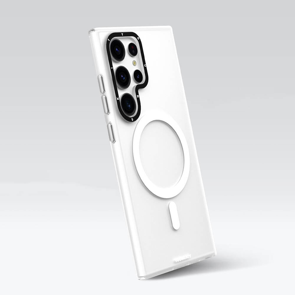 Galaxy S24 Ultra Kılıf M-safe Şarj Özellikli Youngkit Hidden Sand Serisi Kılıf