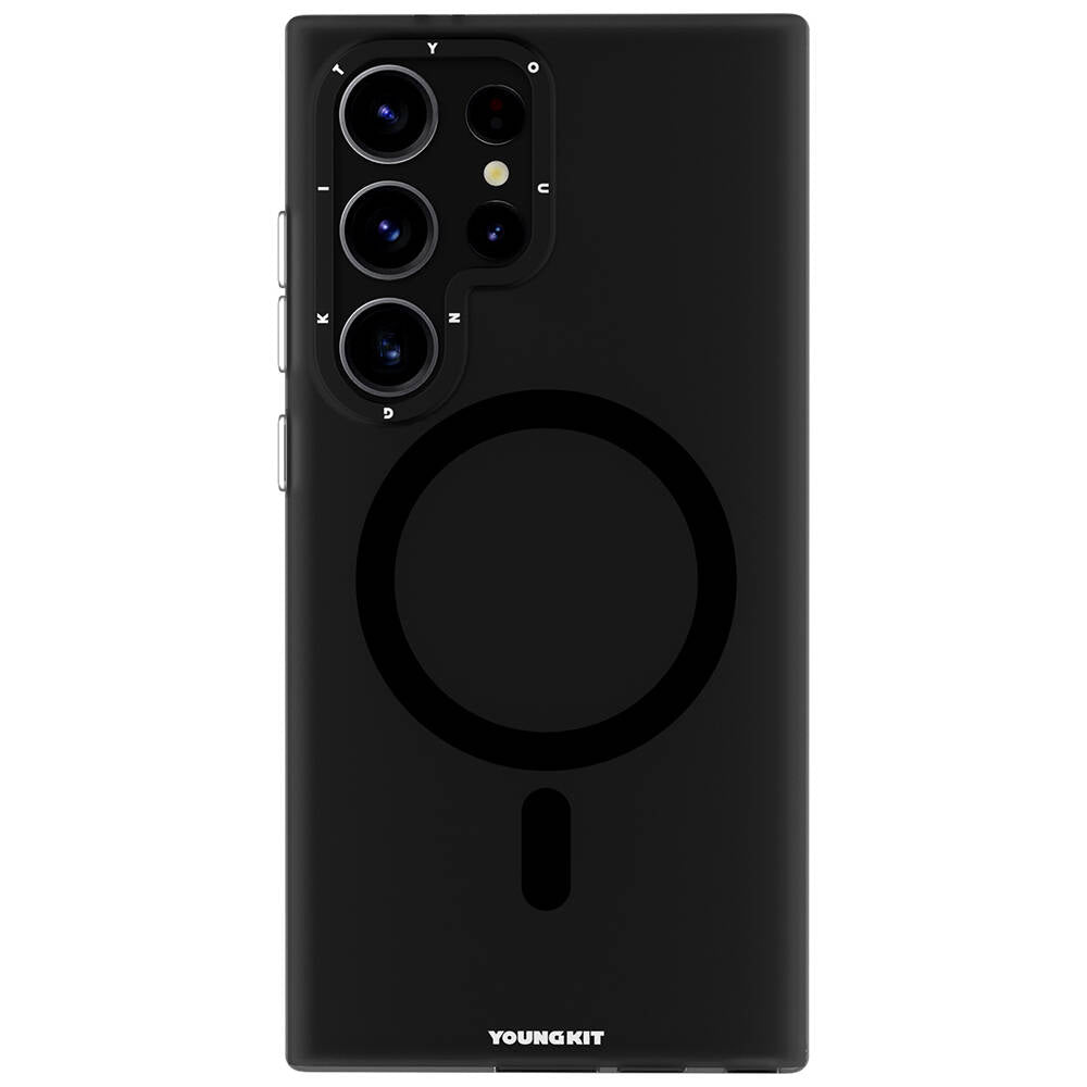 Galaxy S24 Ultra Kılıf M-safe Şarj Özellikli Youngkit Hidden Sand Serisi Kılıf