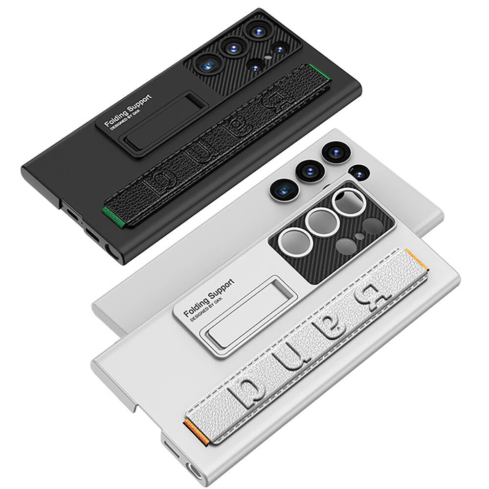 Galaxy S24 Ultra Kılıf Standlı El Tutacaklı Zore Band Kılıf