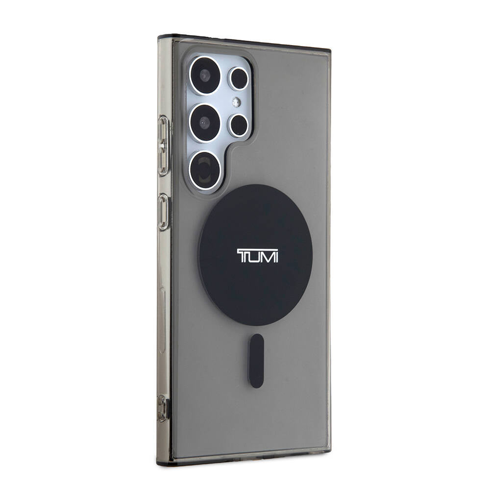 Galaxy S24 Ultra Kılıf TUMI Orijinal Lisanslı M-safe Şarj Özellikli Airbag Köşeli Transparan Plain Kılıf