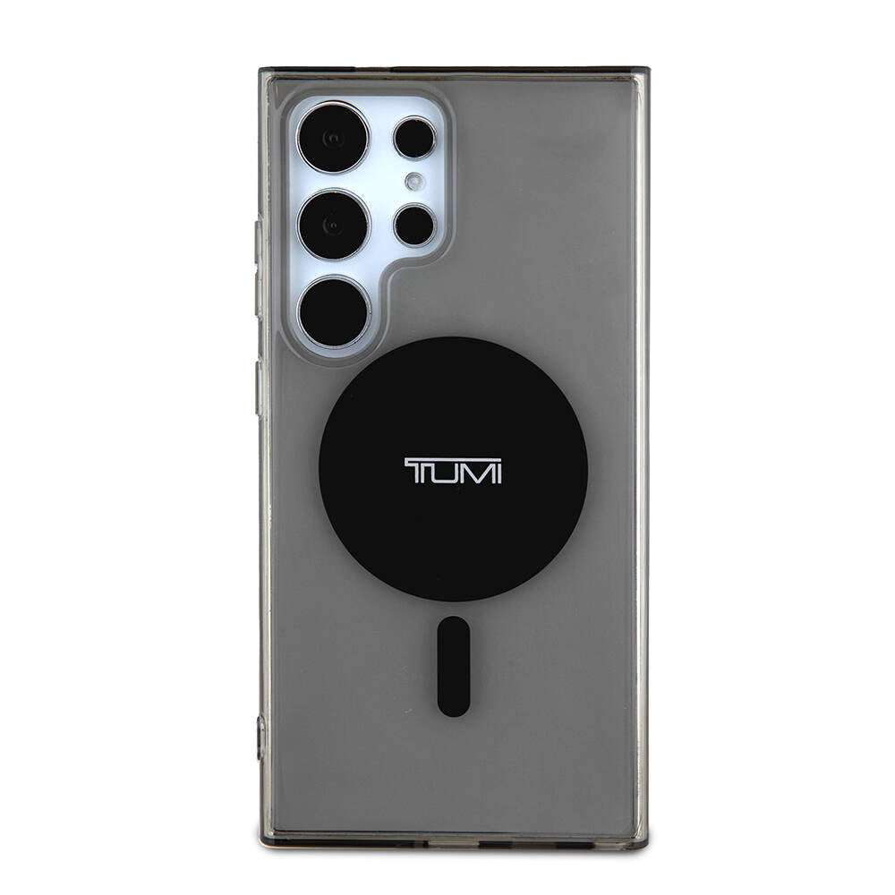 Galaxy S24 Ultra Kılıf TUMI Orijinal Lisanslı M-safe Şarj Özellikli Airbag Köşeli Transparan Plain Kılıf