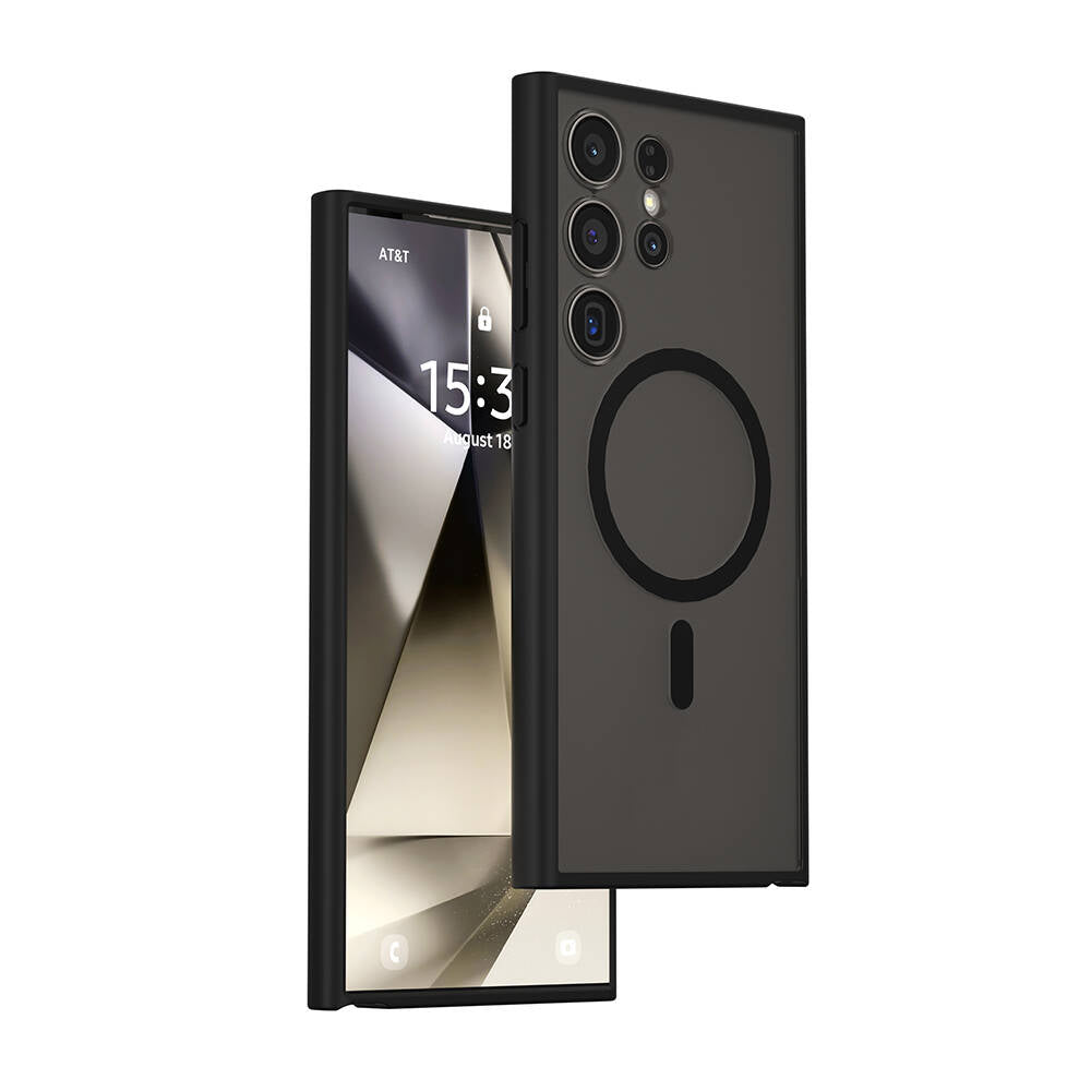 Galaxy S24 Ultra Kılıf Wiwu FGG-024 M-safe Şarj Özellikli Lekelere Dayanıklı Kılıf