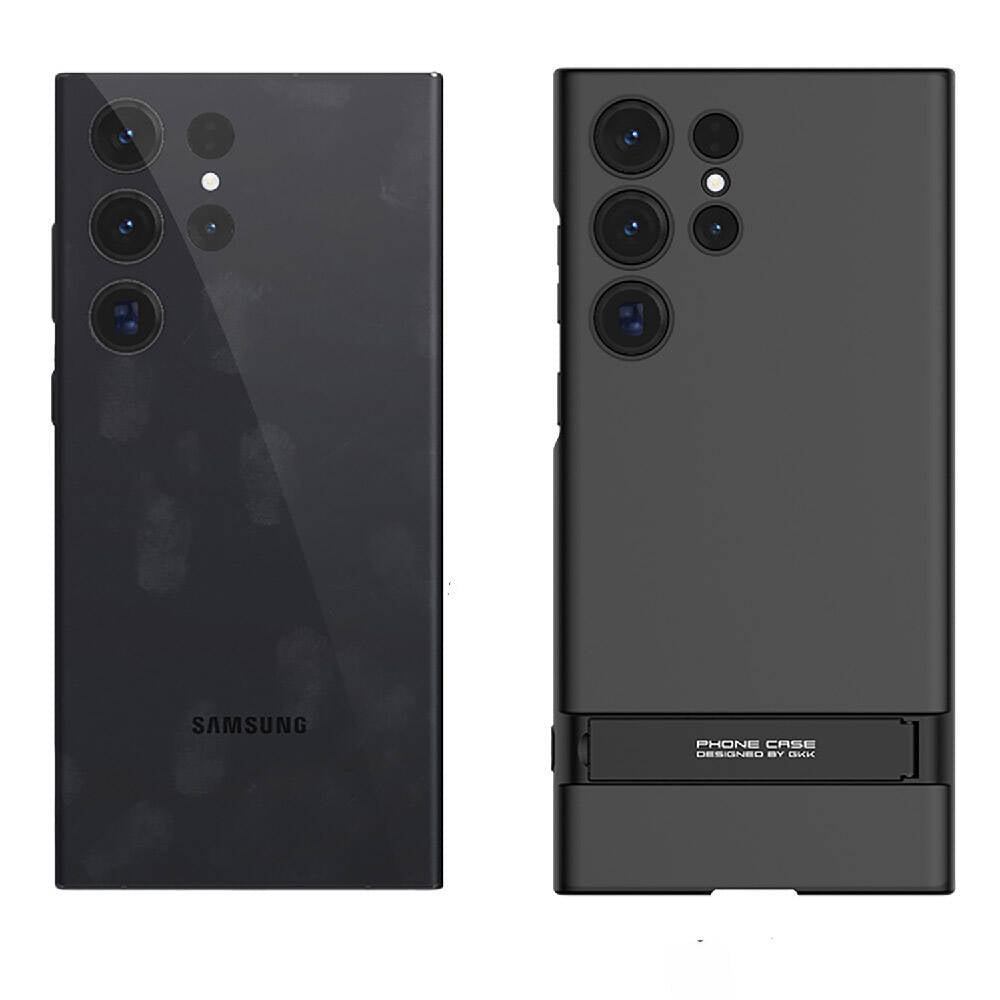 Galaxy S24 Ultra Kılıf Zore Kamera Korumalı Dikey Standlı Ays Kılıf