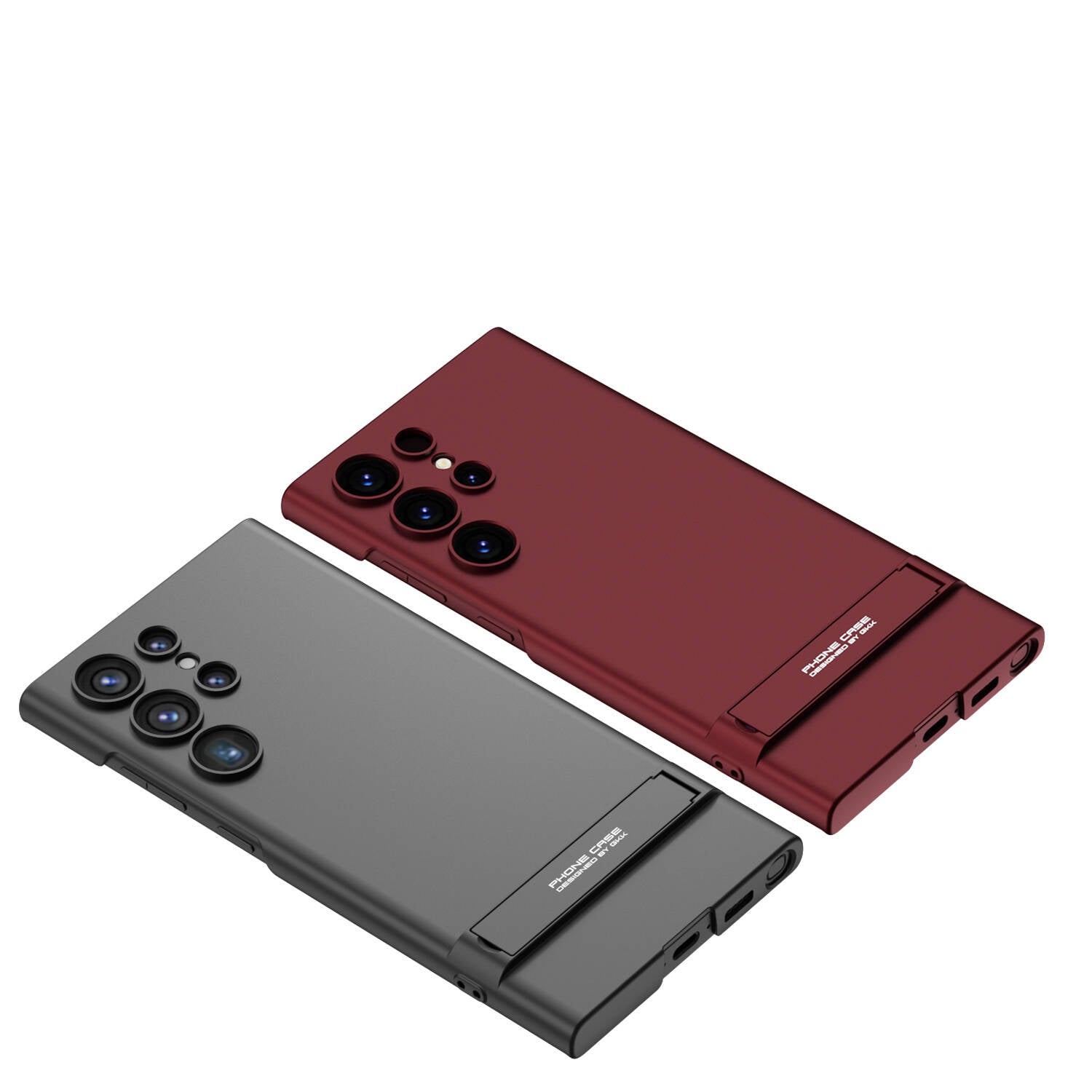 Galaxy S24 Ultra Kılıf Zore Kamera Korumalı Dikey Standlı Ays Kılıf