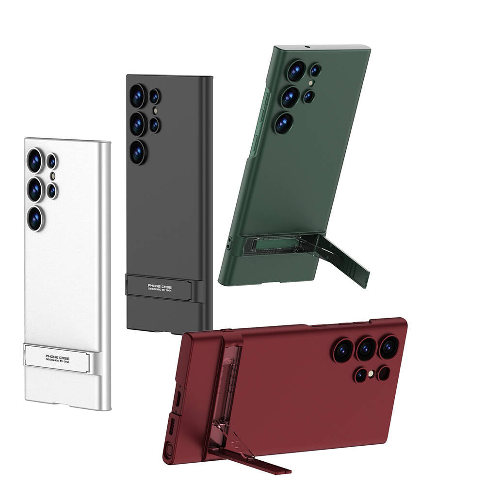 Galaxy S24 Ultra Kılıf Zore Kamera Korumalı Dikey Standlı Ays Kılıf