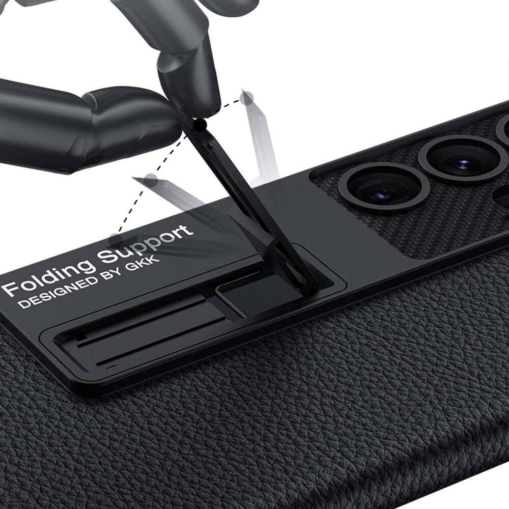 Galaxy S24 Ultra Kılıf Zore Kıpta Standlı Kılıf