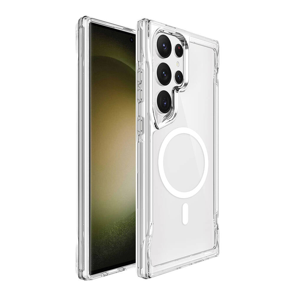 Galaxy S24 Ultra Kılıf Zore M-safe Şarj Özellikli T-Max M-safe Kılıf