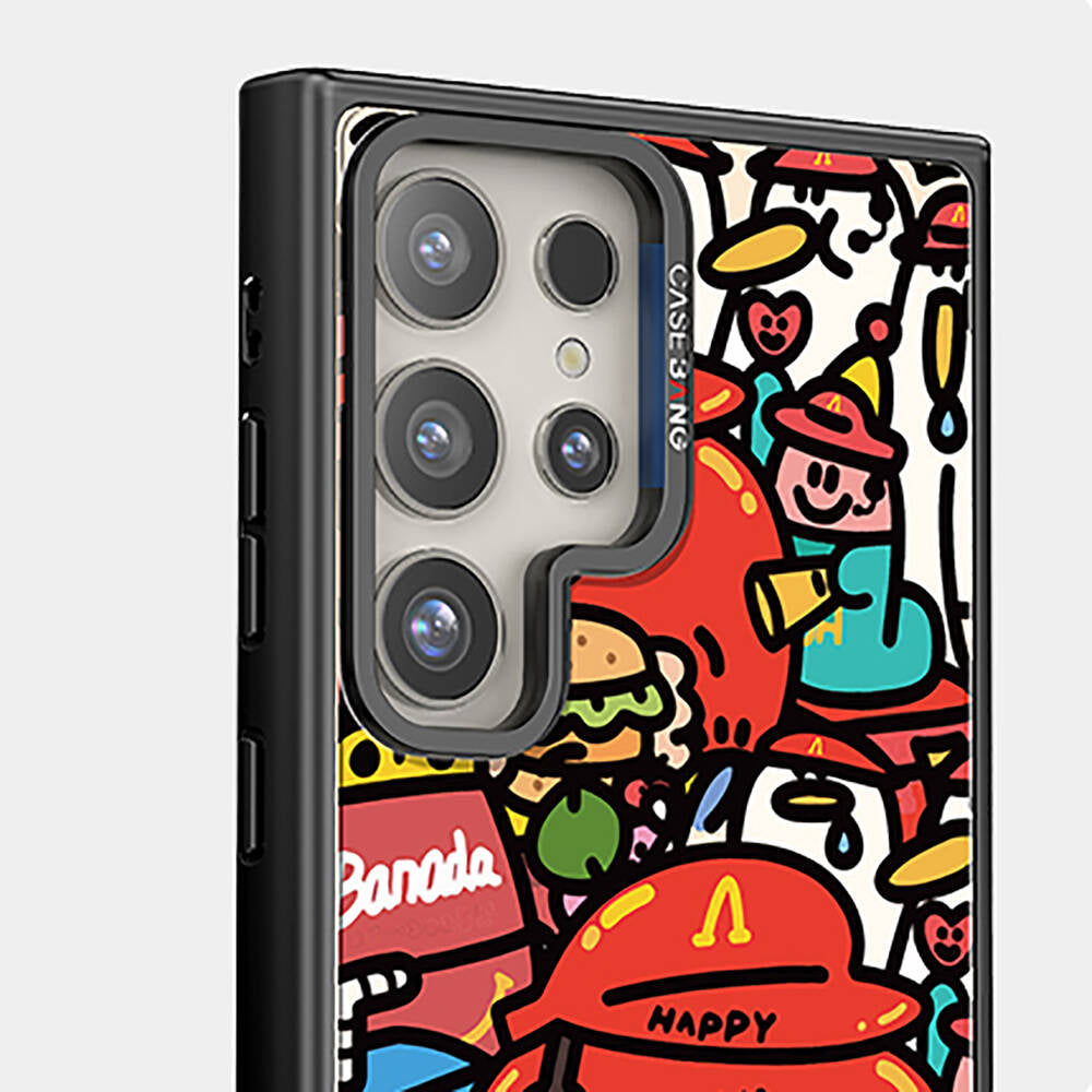 Galaxy S24 Ultra M-safe Şarj Özellikli Casebang Ahhey Serisi Arka Panel