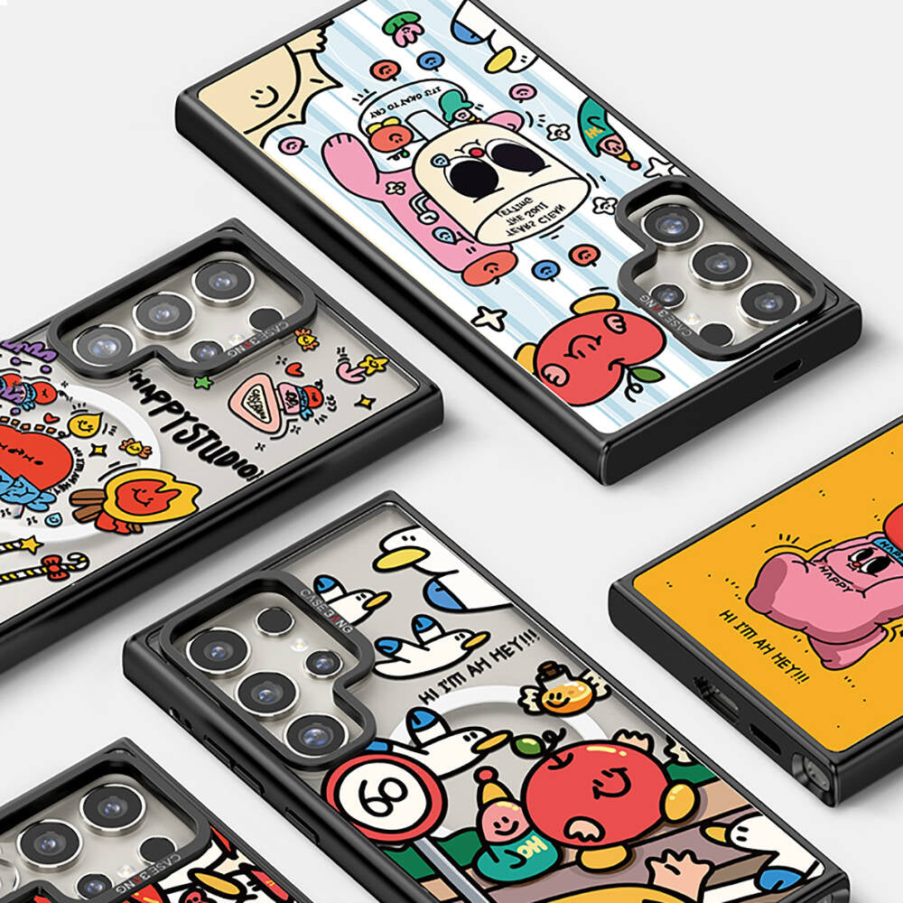 Galaxy S24 Ultra M-safe Şarj Özellikli Casebang Ahhey Serisi Arka Panel