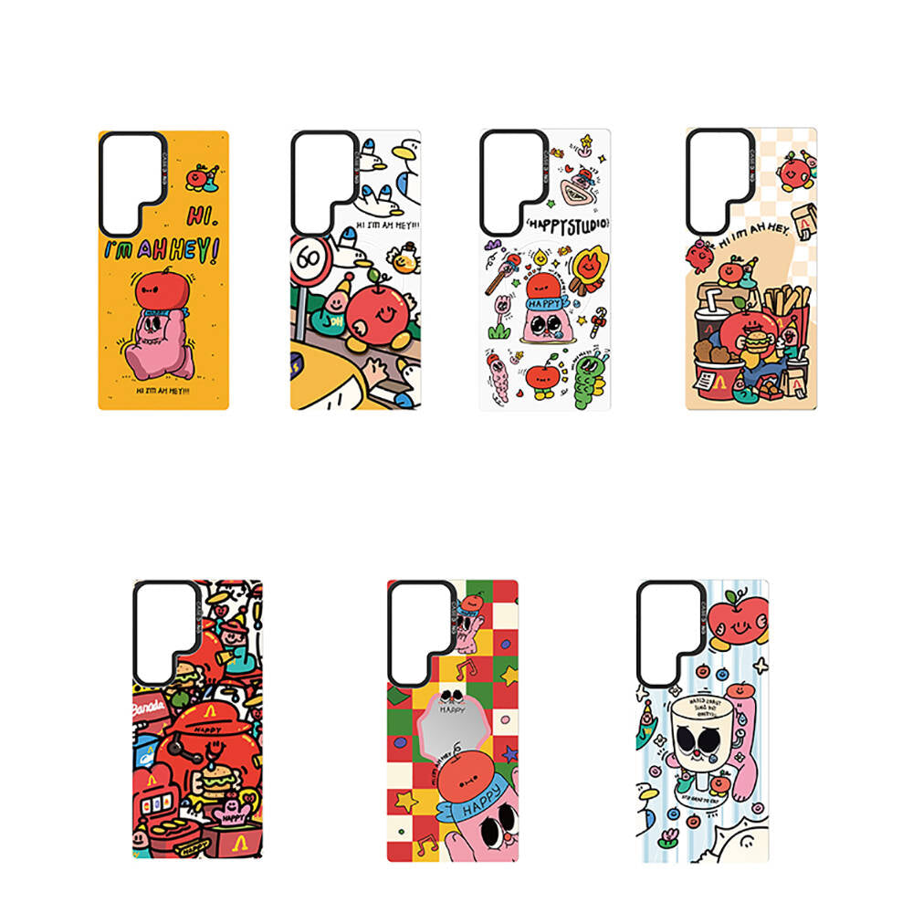 Galaxy S24 Ultra M-safe Şarj Özellikli Casebang Ahhey Serisi Arka Panel