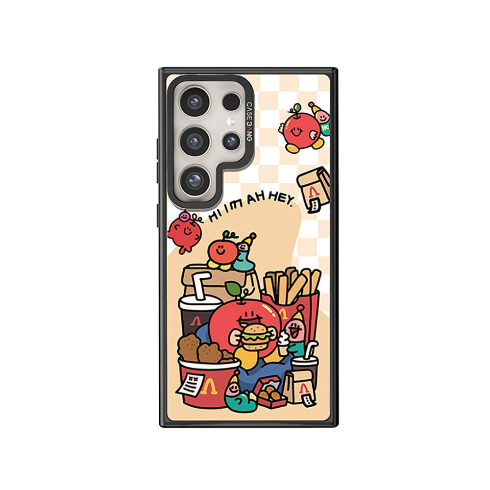 Galaxy S24 Ultra M-safe Şarj Özellikli Casebang Ahhey Serisi Arka Panel