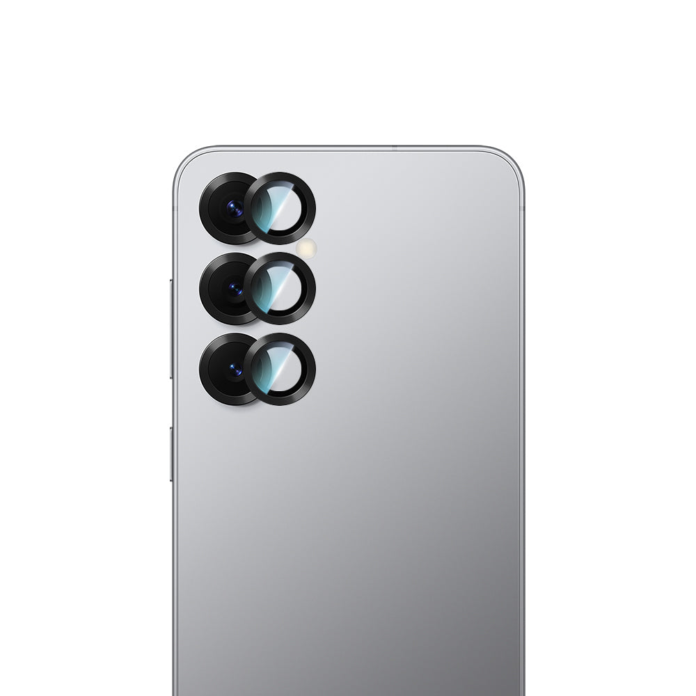 Galaxy S25 CaseWorld Alloy Serisi Oleofobik Anti Reflective Kamera Lens Koruyucu