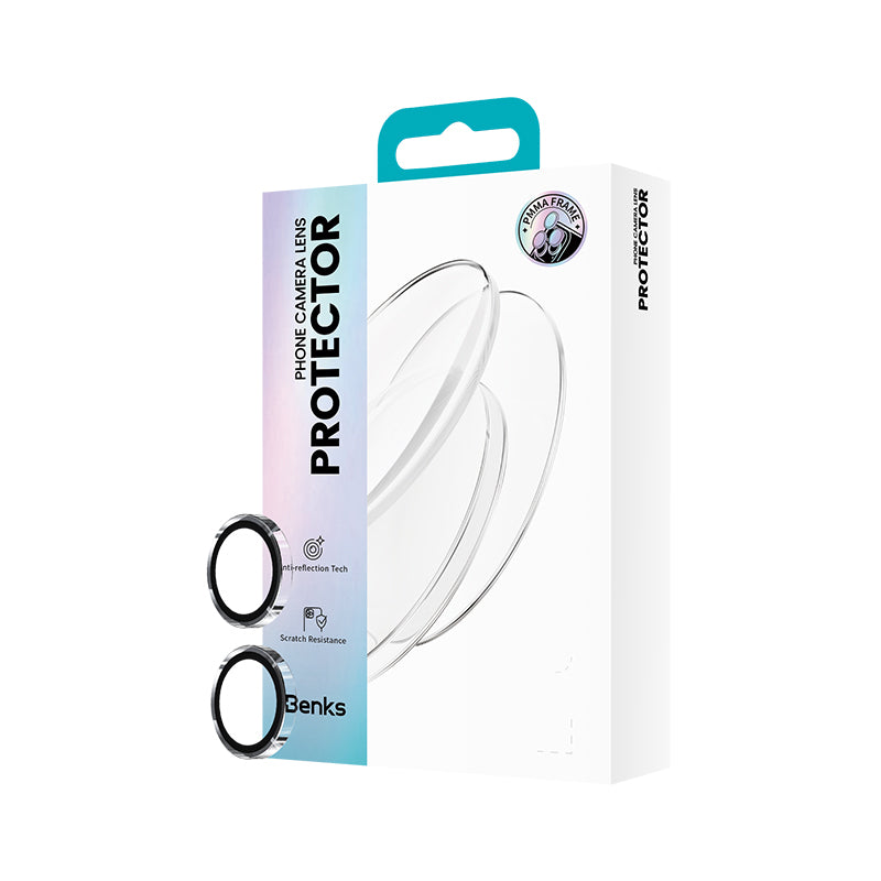 Galaxy S25 Edge Benks Glass Warrior Kolay Uygulama Aparatlı Kamera Lens Koruyucu