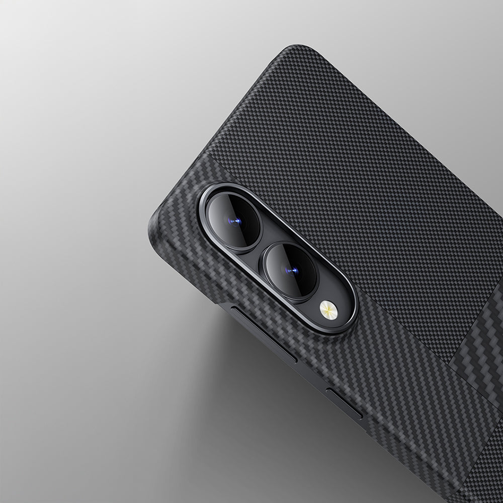 Galaxy S25 Edge Kılıf M-safe Şarj Özellikli Karbon Fiber Benks Montage ArmorAir Kevlar Kılıf