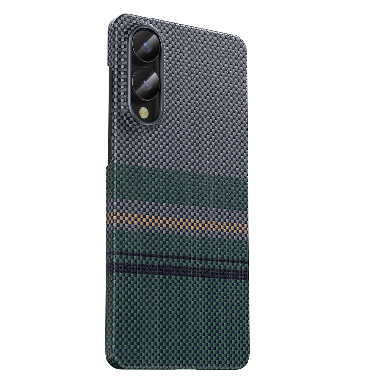 Galaxy S25 Edge Kılıf M-safe Şarj Özellikli Karbon Fiber Tasarımlı Benks Aurora ArmorAir Kevlar Kılıf