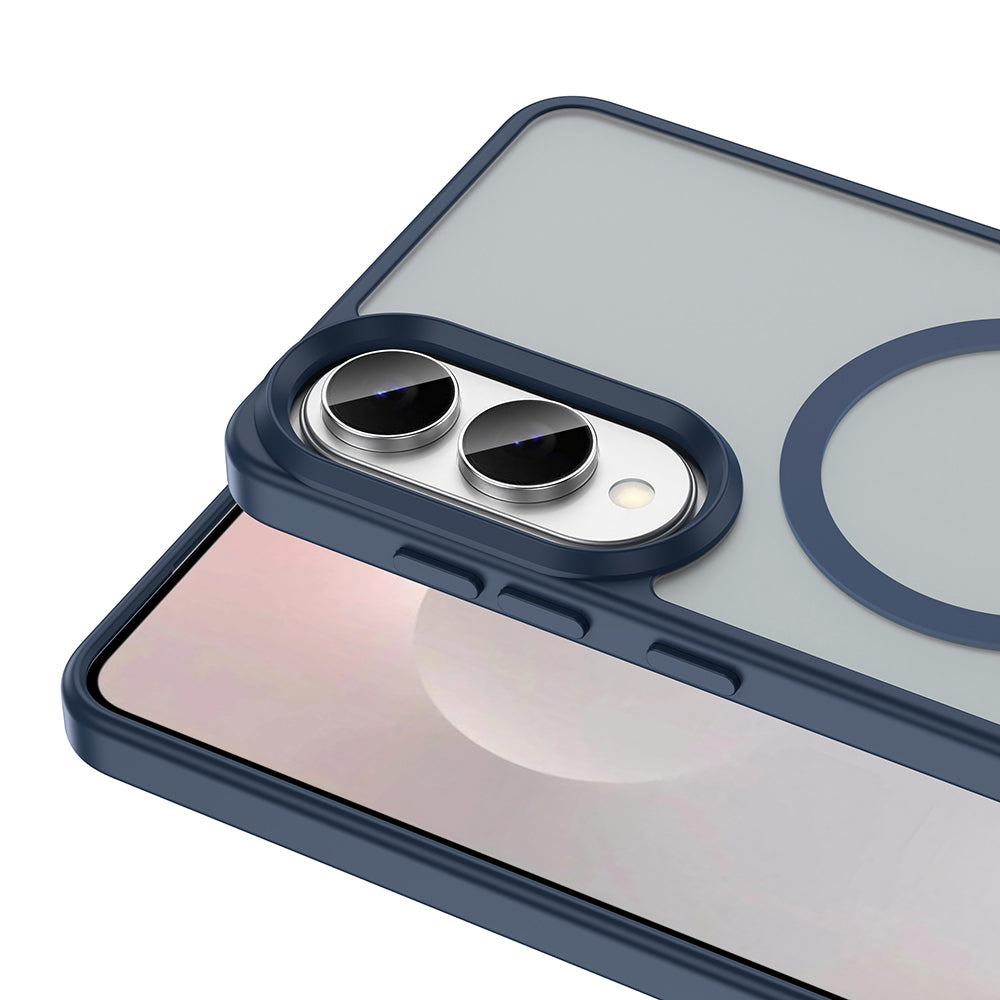 Galaxy S25 Edge Kılıf M-safe Şarj Özellikli Mat Arka Yüzey Zore Sio Kılıf