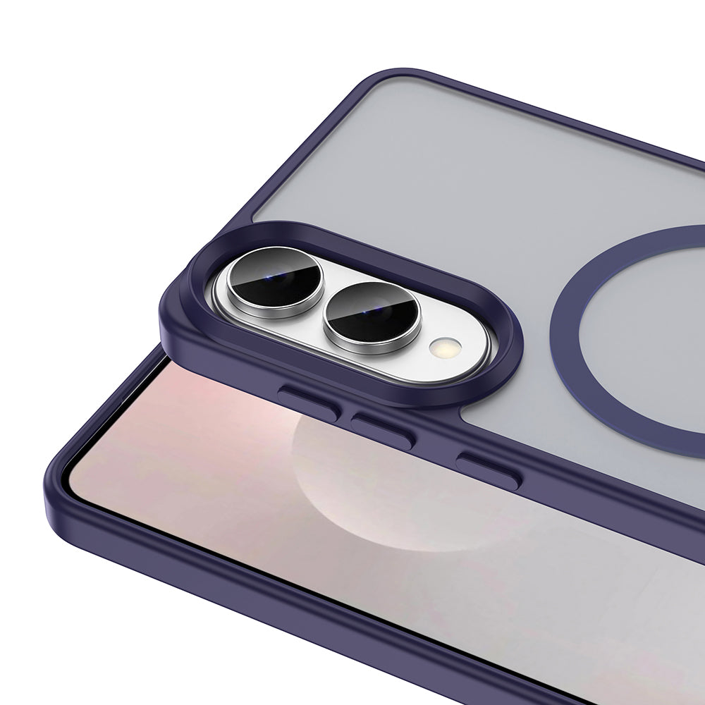 Galaxy S25 Edge Kılıf M-safe Şarj Özellikli Mat Arka Yüzey Zore Sio Kılıf