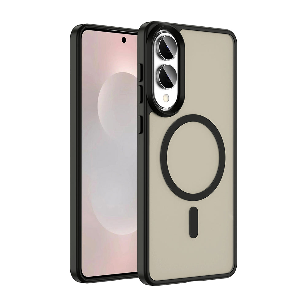 Galaxy S25 Edge Kılıf M-safe Şarj Özellikli Mat Arka Yüzey Zore Sio Kılıf