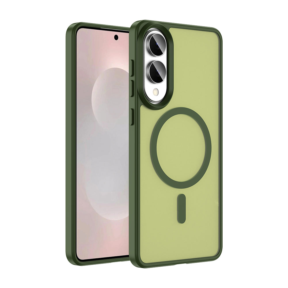 Galaxy S25 Edge Kılıf M-safe Şarj Özellikli Mat Arka Yüzey Zore Sio Kılıf