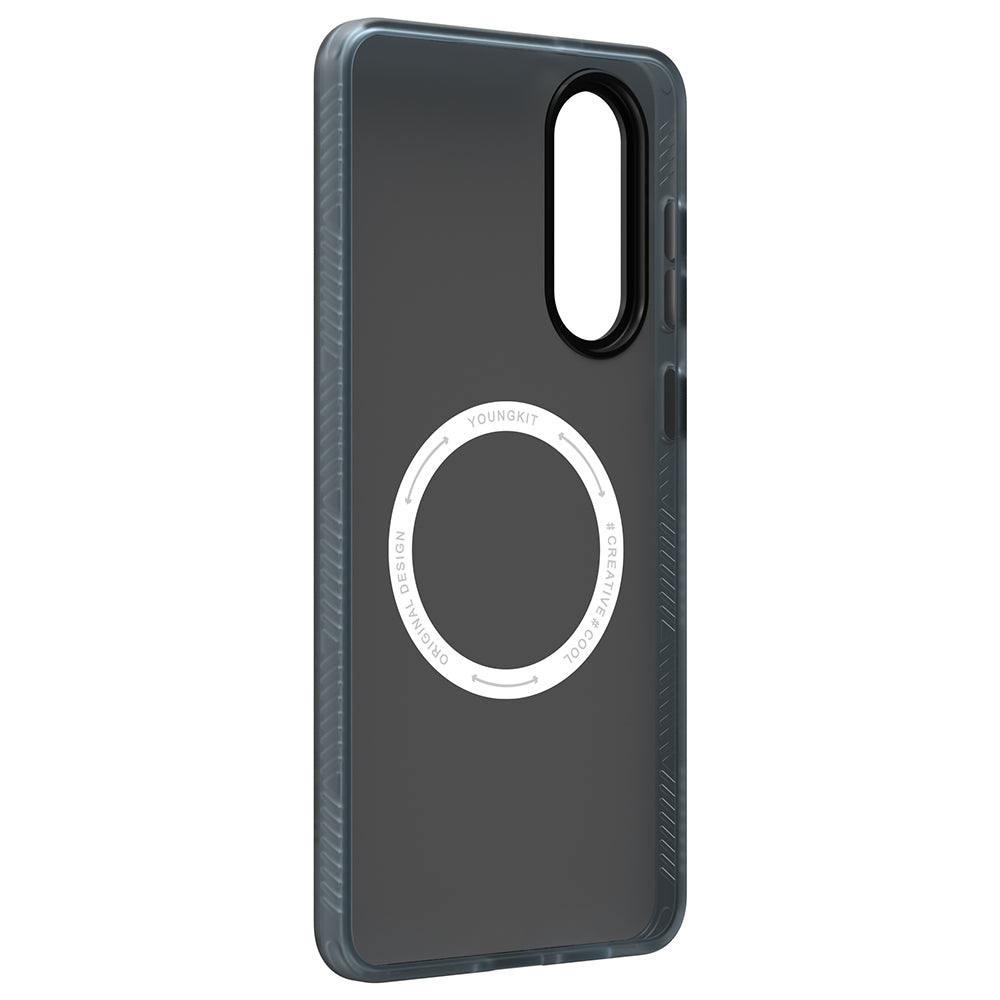 Galaxy S25 Edge Kılıf M-safe Şarj Özellikli Youngkit Technology Serisi Kılıf