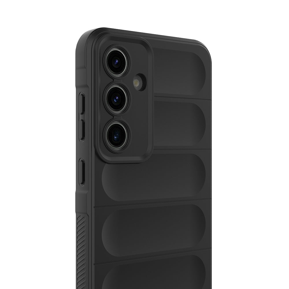 Galaxy S25 FE Kılıf Esnek TPU Oyuklu Arka Yüzey Tasarımlı Zore Etnik Silikon Kılıf