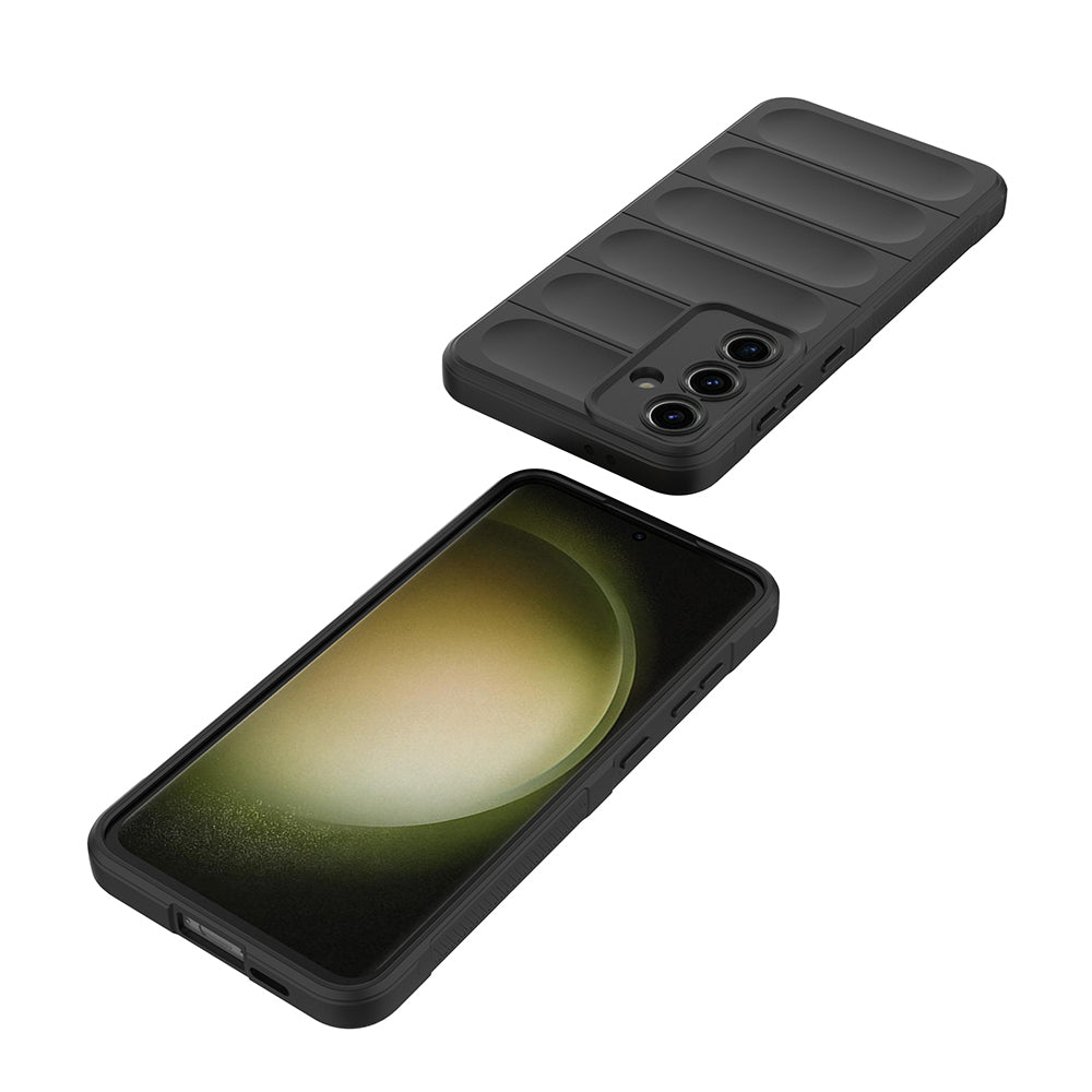Galaxy S25 FE Kılıf Esnek TPU Oyuklu Arka Yüzey Tasarımlı Zore Etnik Silikon Kılıf