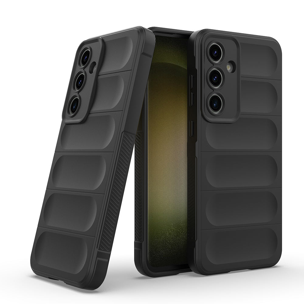 Galaxy S25 FE Kılıf Esnek TPU Oyuklu Arka Yüzey Tasarımlı Zore Etnik Silikon Kılıf