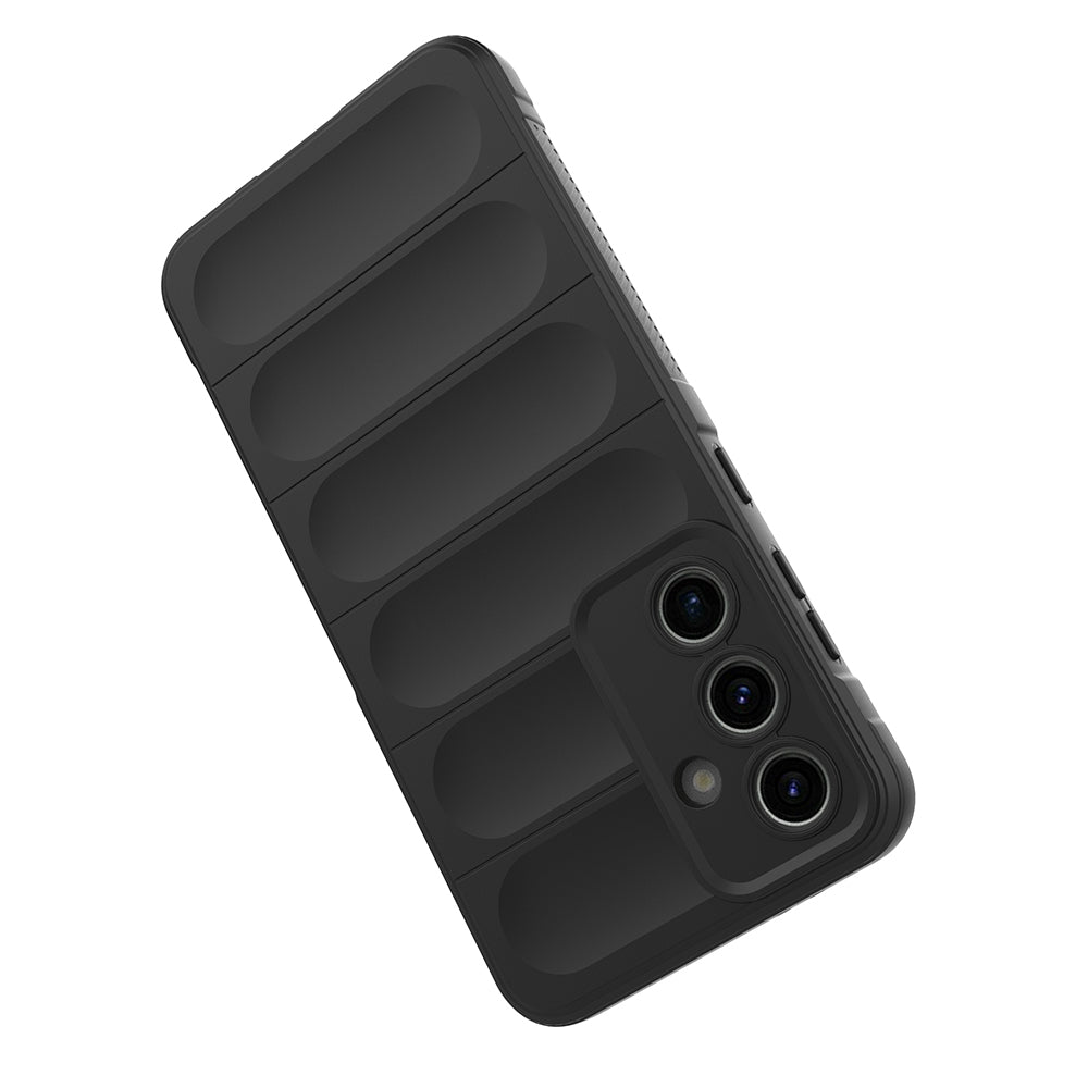 Galaxy S25 FE Kılıf Esnek TPU Oyuklu Arka Yüzey Tasarımlı Zore Etnik Silikon Kılıf