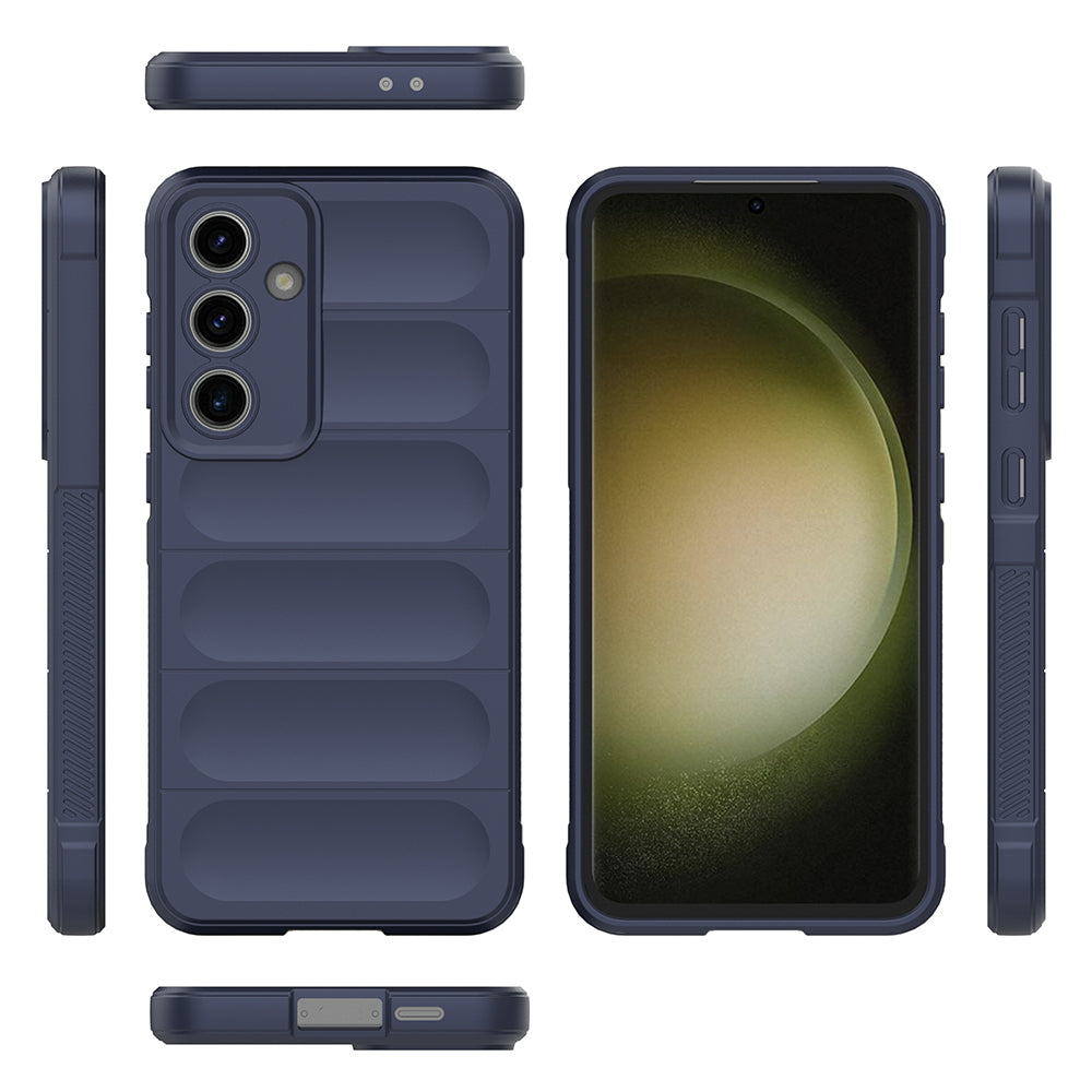 Galaxy S25 FE Kılıf Esnek TPU Oyuklu Arka Yüzey Tasarımlı Zore Etnik Silikon Kılıf