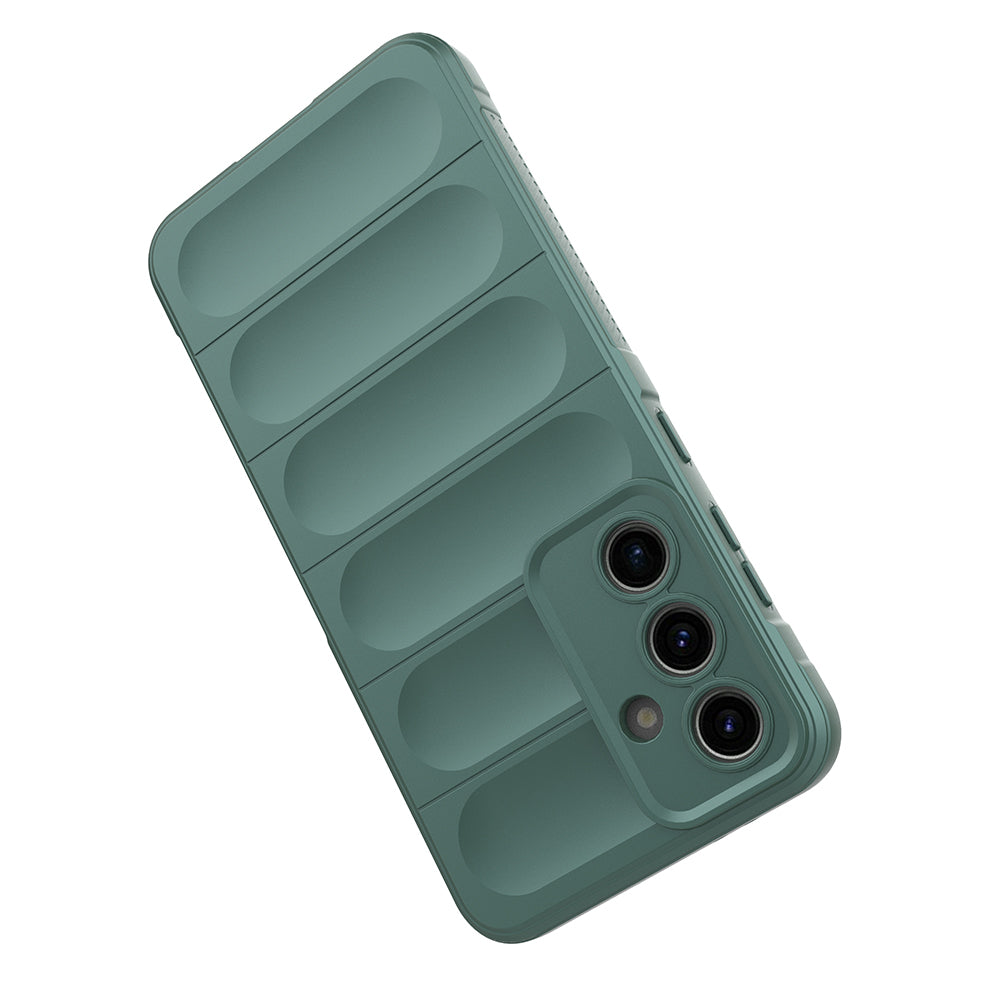 Galaxy S25 FE Kılıf Esnek TPU Oyuklu Arka Yüzey Tasarımlı Zore Etnik Silikon Kılıf
