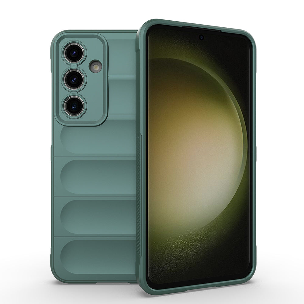 Galaxy S25 FE Kılıf Esnek TPU Oyuklu Arka Yüzey Tasarımlı Zore Etnik Silikon Kılıf