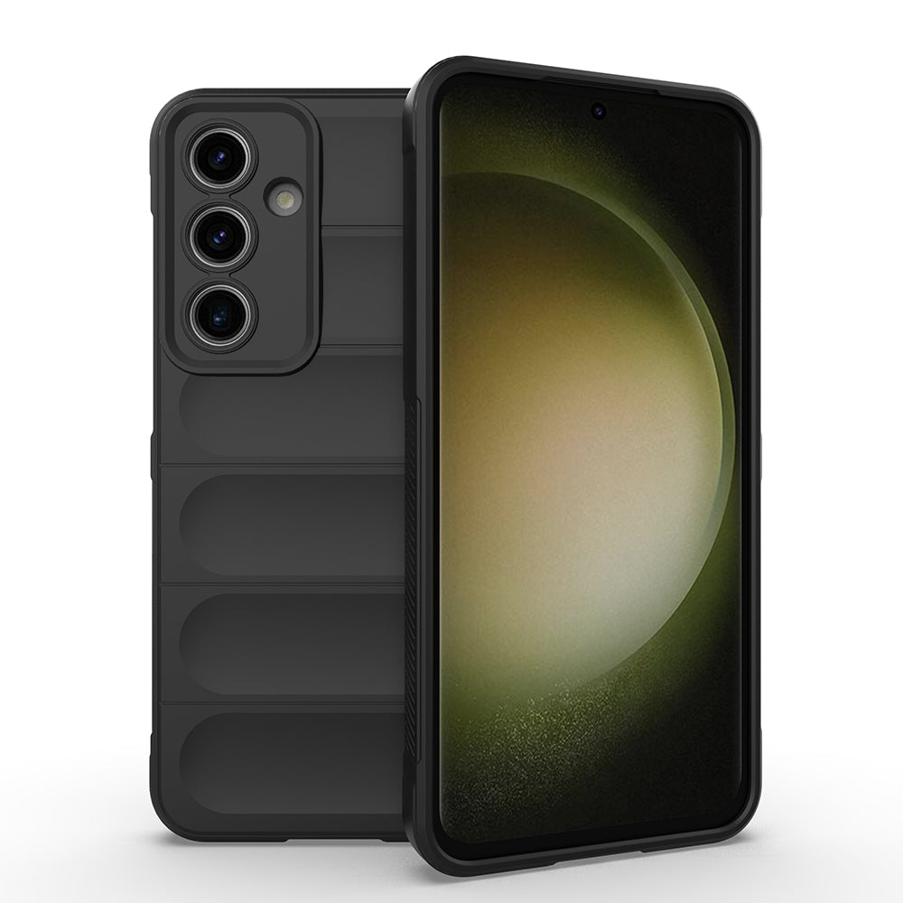 Galaxy S25 FE Kılıf Esnek TPU Oyuklu Arka Yüzey Tasarımlı Zore Etnik Silikon Kılıf