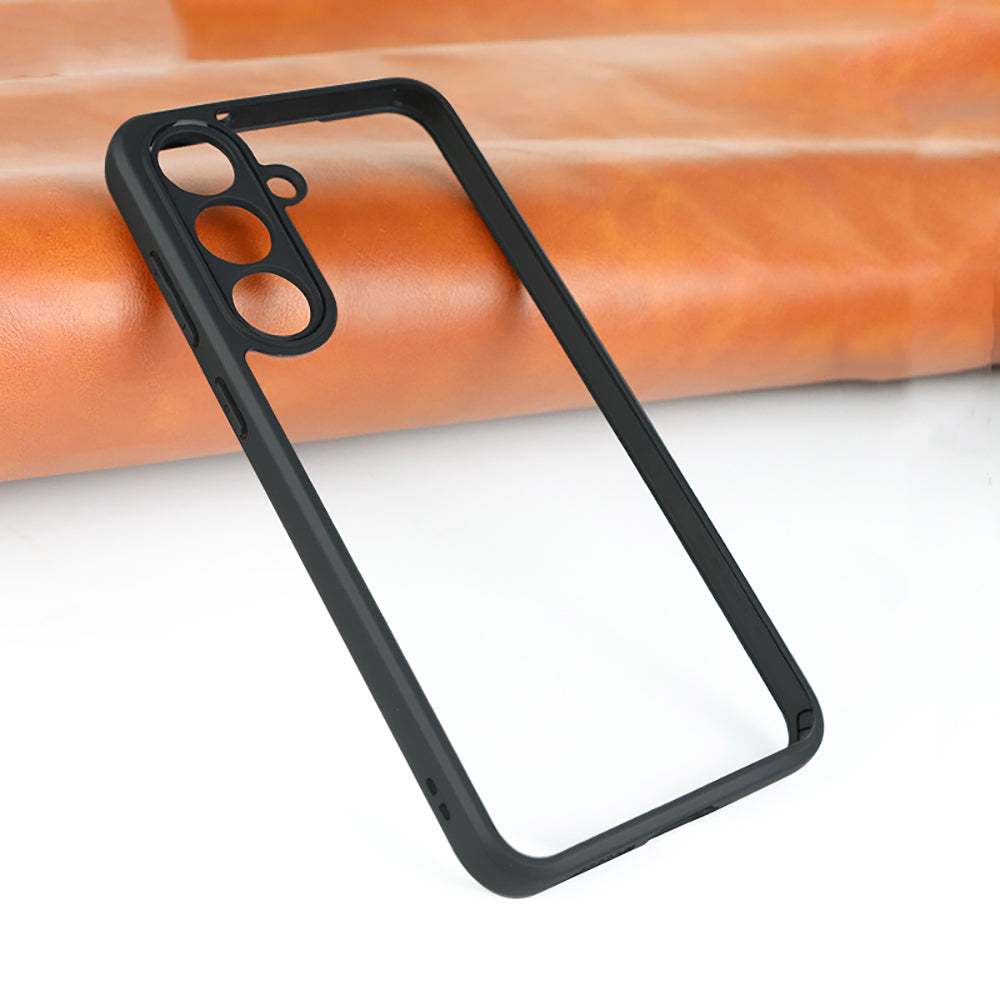 Galaxy S25 FE Kılıf Kamera Korumalı Şeffaf Arka Yüzey Zore New Roll Kılıf