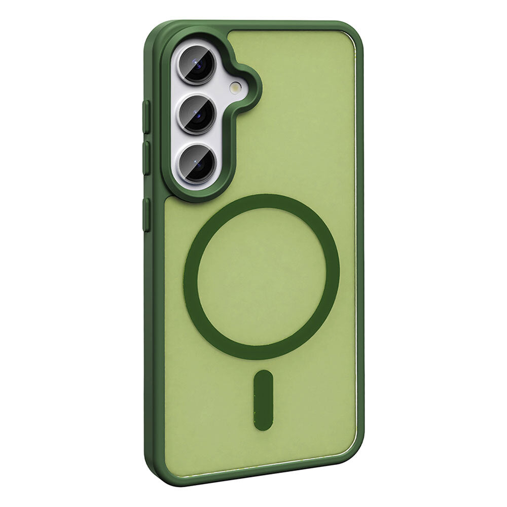 Galaxy S25 FE Kılıf M-safe Şarj Özellikli Mat Arka Yüzey Zore Sio Kılıf