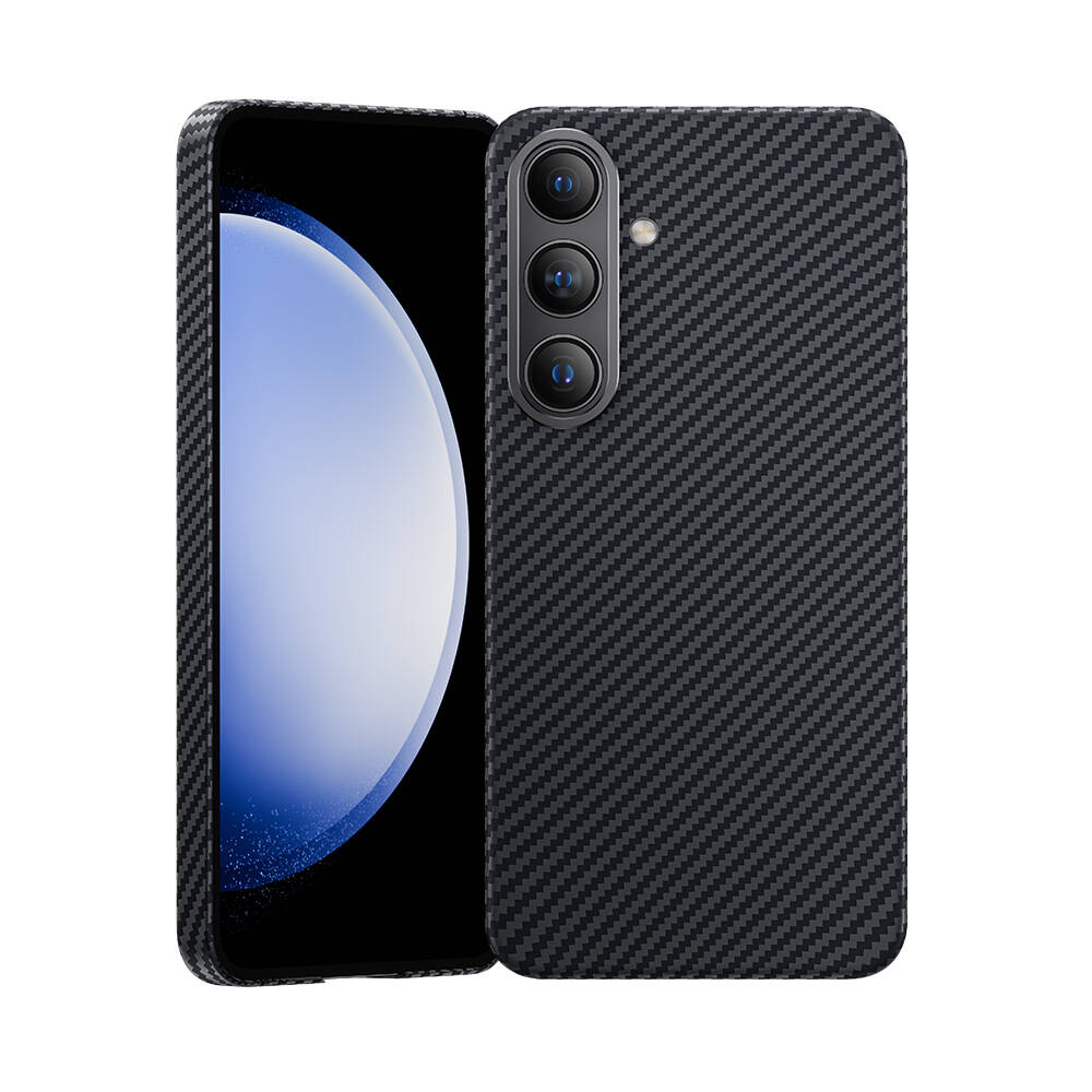 Galaxy S25 Kılıf M-safe Özellikli Karbon Fiber Benks Essential ArmorAir 600D Kevlar Kılıf