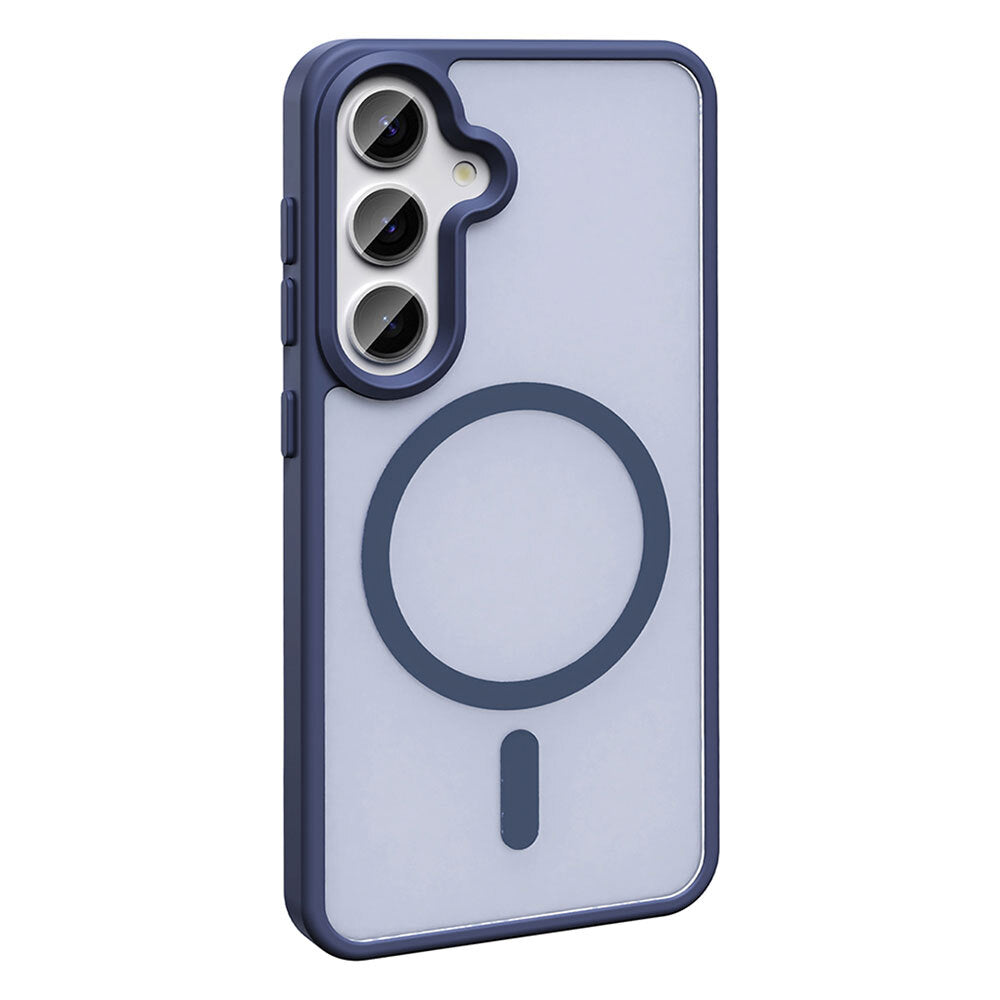 Galaxy S25 Kılıf M-safe Şarj Özellikli Mat Arka Yüzey Zore Sio Kılıf