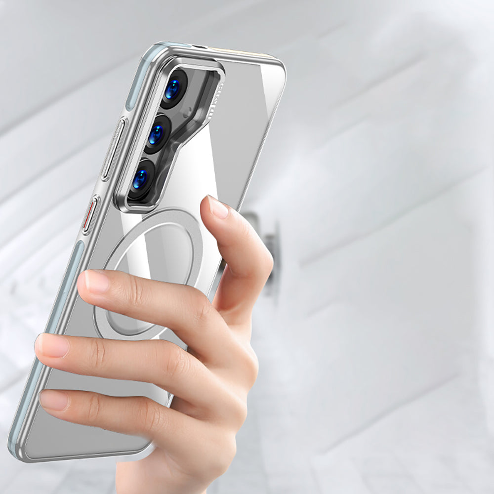 Galaxy S25 Kılıf M-safe Şarj Özellikli Wlons Standlı Efsane Kılıf