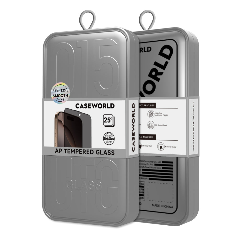 Galaxy S25 Plus CaseWorld HD Serisi 0.25mm Privacy Temperli Cam Ekran Koruyucu