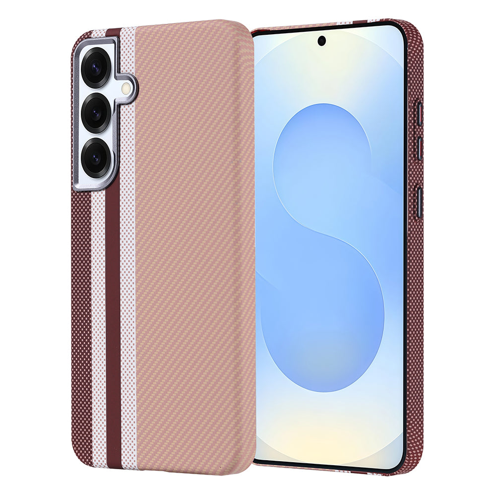 Galaxy S25 Plus Kılıf M-safe Şarj Özellikli Karbon Fiber Görünümlü Zore Nekst Kılıf