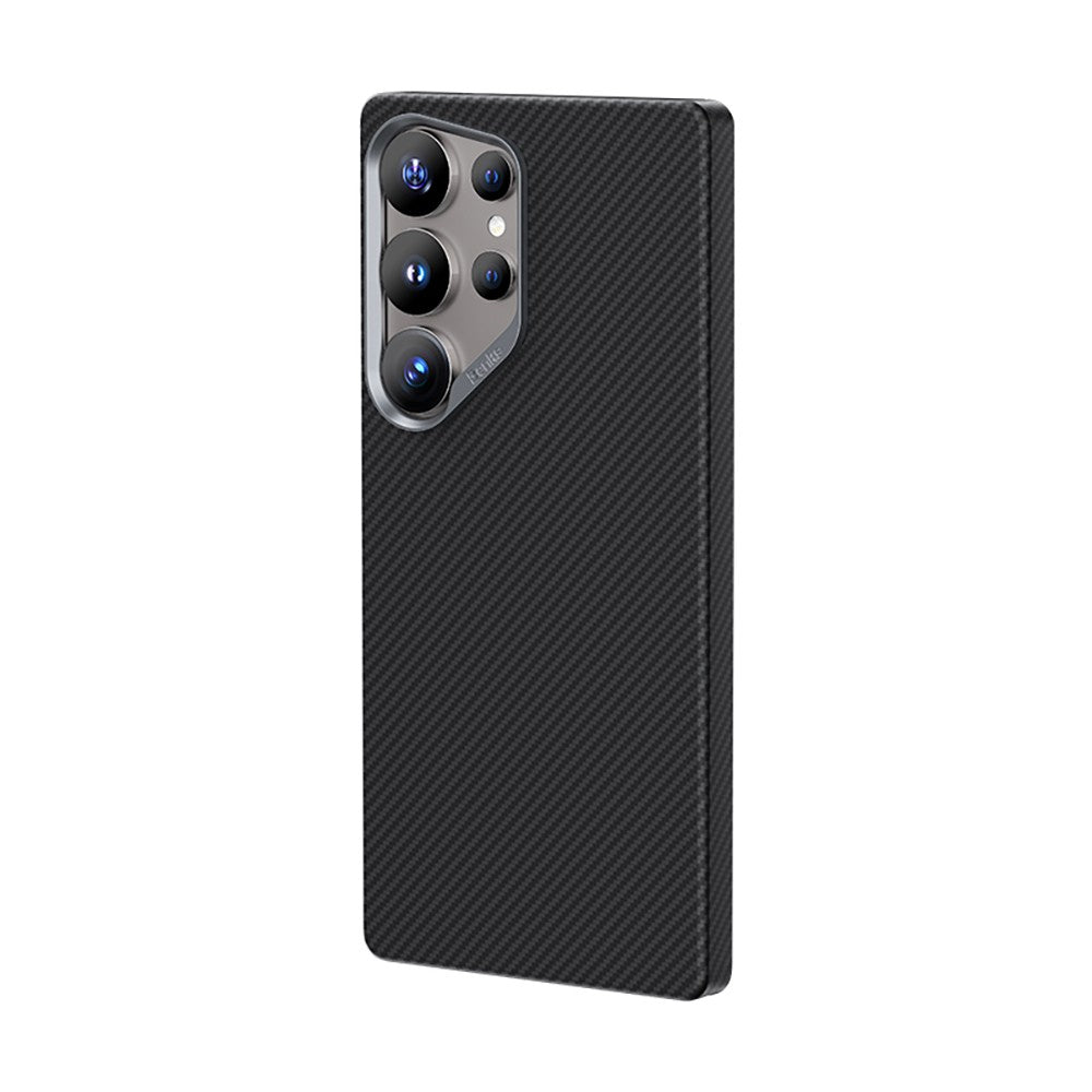 Galaxy S25 Ultra Kılıf Benks M-safe Şarj Özellikli Magnetik ArmorAir 600D Kevlar Karbon Fiber Kılıf