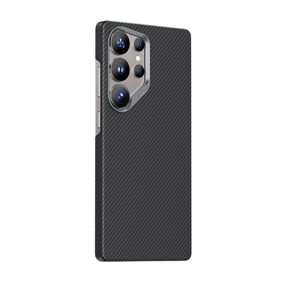 Galaxy S25 Ultra Kılıf Benks M-safe Şarj Özellikli Magnetik ArmorAir 600D Kevlar Karbon Fiber Kılıf